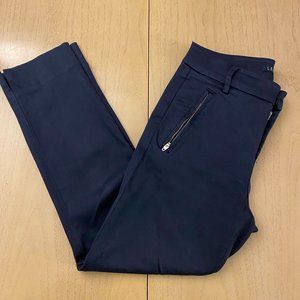 LEVEL 99 Petite Francis Straight Leg Navy Pant